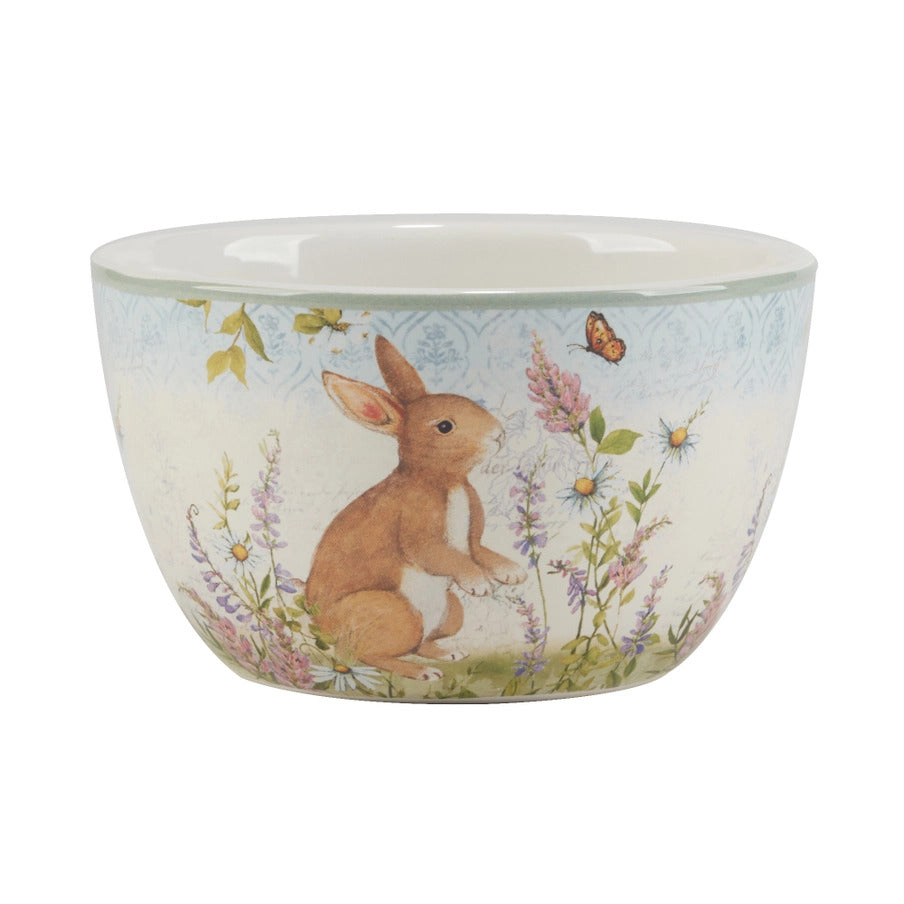 Easter Bunny Meadow Ice Cream Bowl -Set of 4 Assorted Designs