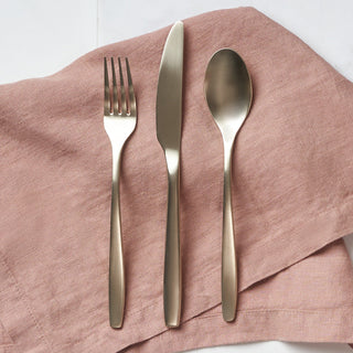 Cambridge Averie Champagne Satin 20-Piece Flatware Set, 18/0 stainless steel