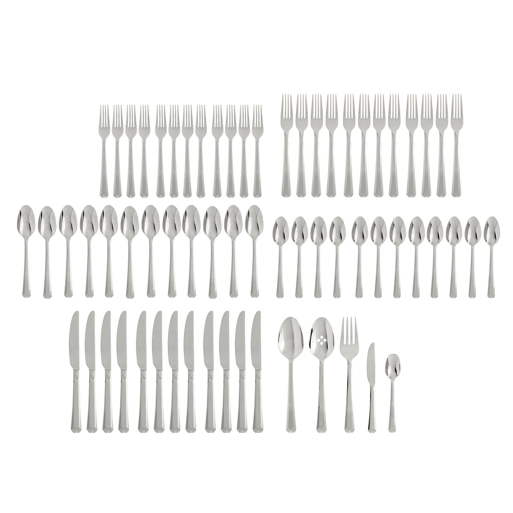 Oneida Chroma 65-Piece Flatware Set, 18/10 stainless steel (view 2)