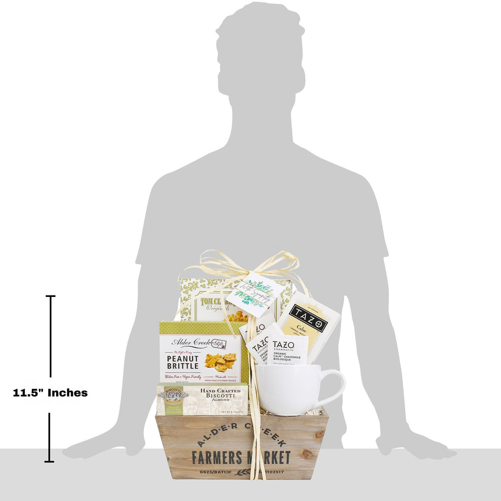 With Sympathy Serenity Tea Crate | Comfort & Care Gift