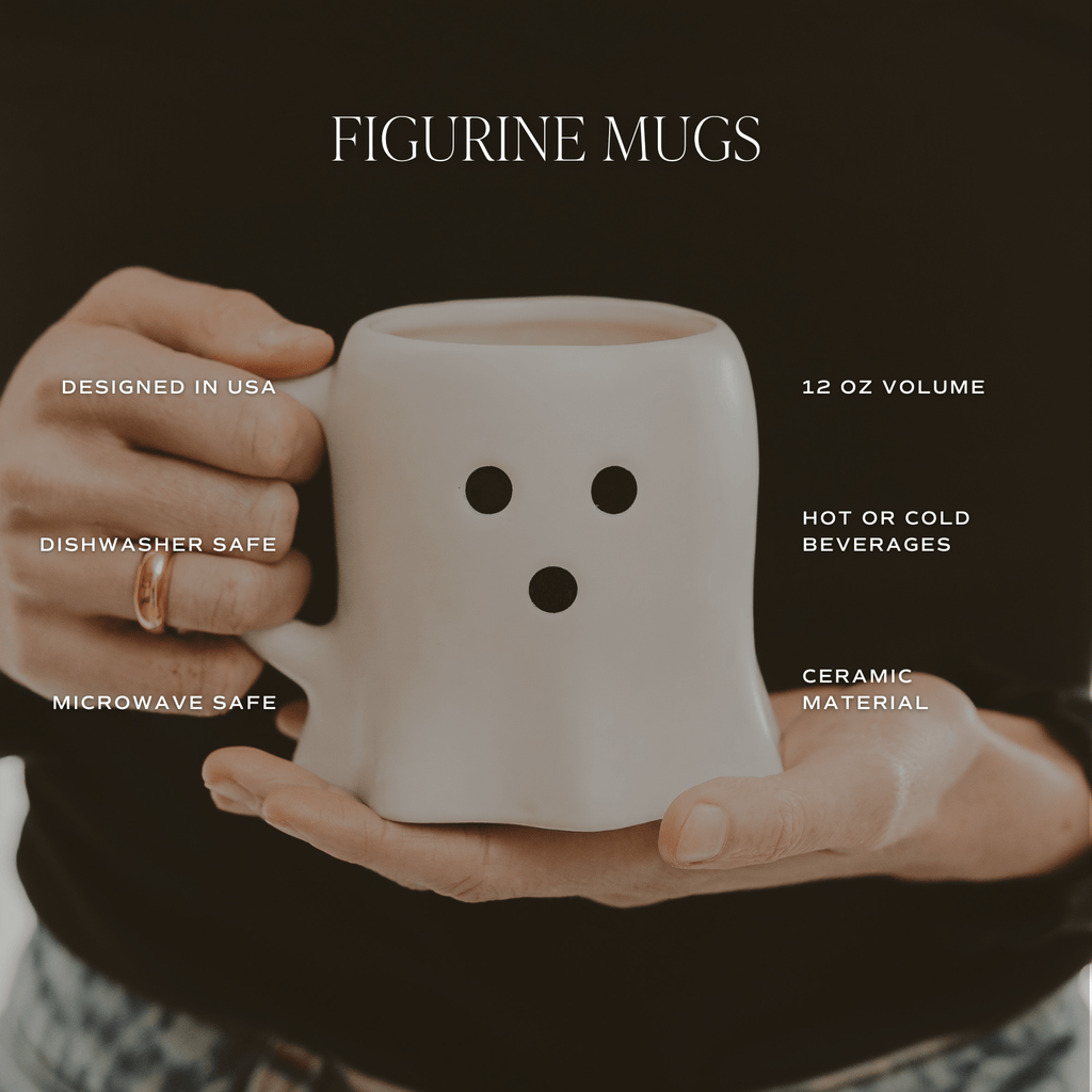 Ghost Face 12 oz Figural Coffee Mug