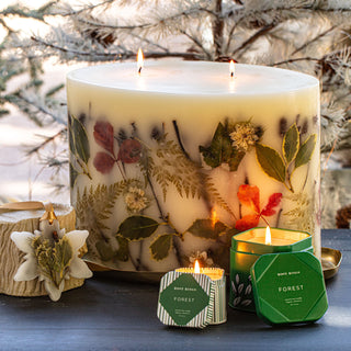 Centerpiece Botanical Candle – Forest