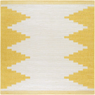 Djugun Yellow Outdoor Rug – Bright Durable Weather-Resistant Patio Carpet