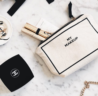 My Makeup Pouch, Coated Lining – Cream