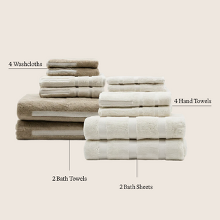 Sorrel Geometric Australian Cotton Towels