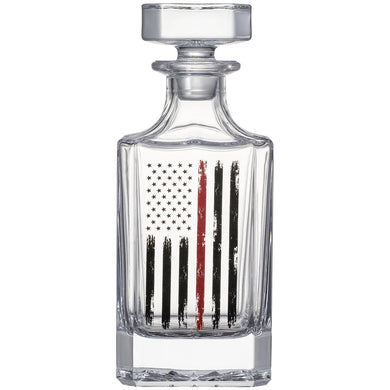 Firefighter Whiskey Decanter Set with Glasses