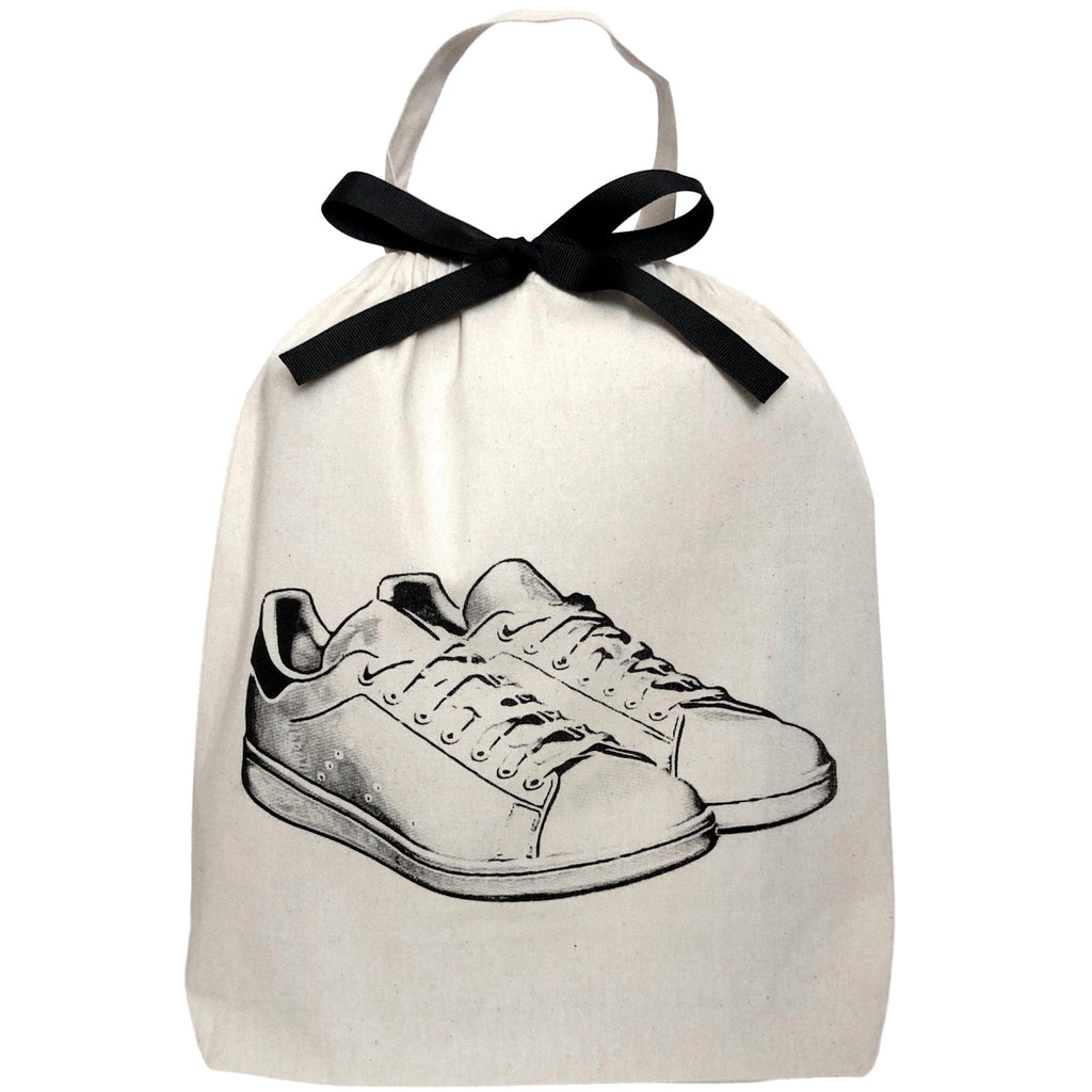 White Sneaker Shoe Bag – Cream