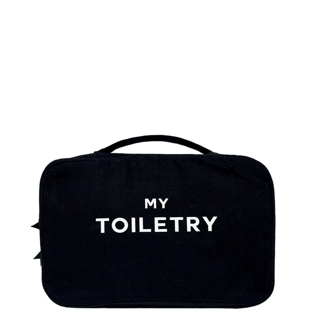 Folding/Hanging Toiletry Case – Black