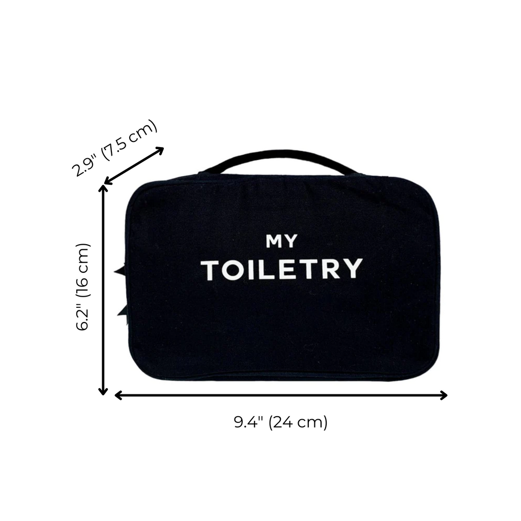 Folding/Hanging Toiletry Case – Black
