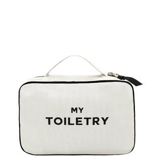 Folding/Hanging Toiletry Case – Cream