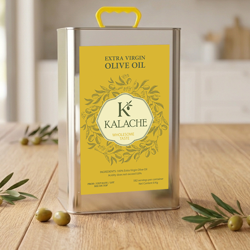 Premium Lebanese Extra Virgin Olive Oil from Koura – 17.64 lbs (8 kg)
