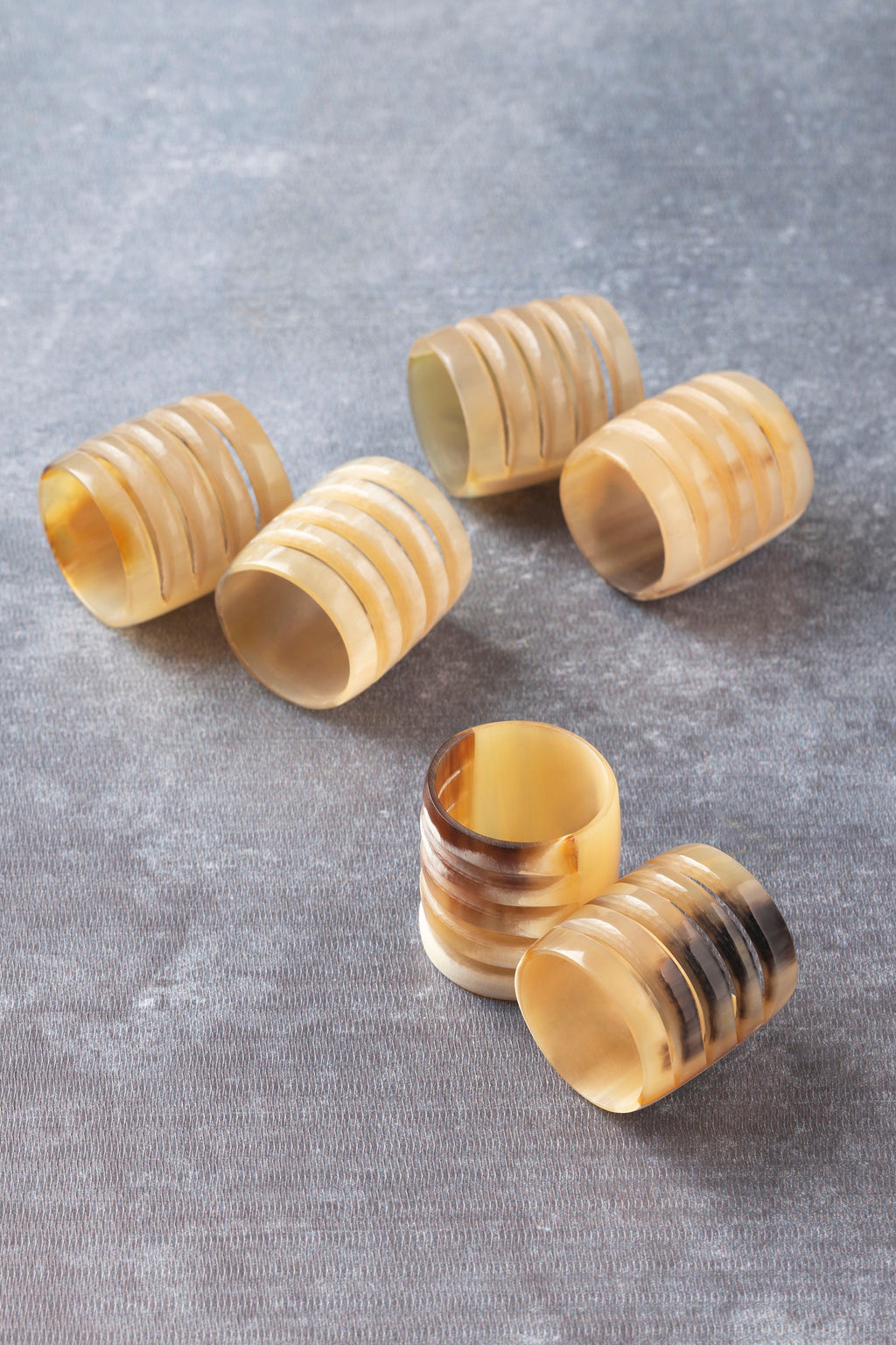 Regal Horn Napkin Rings-Set of 6