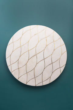 Miranda White Marble Lazy Susan