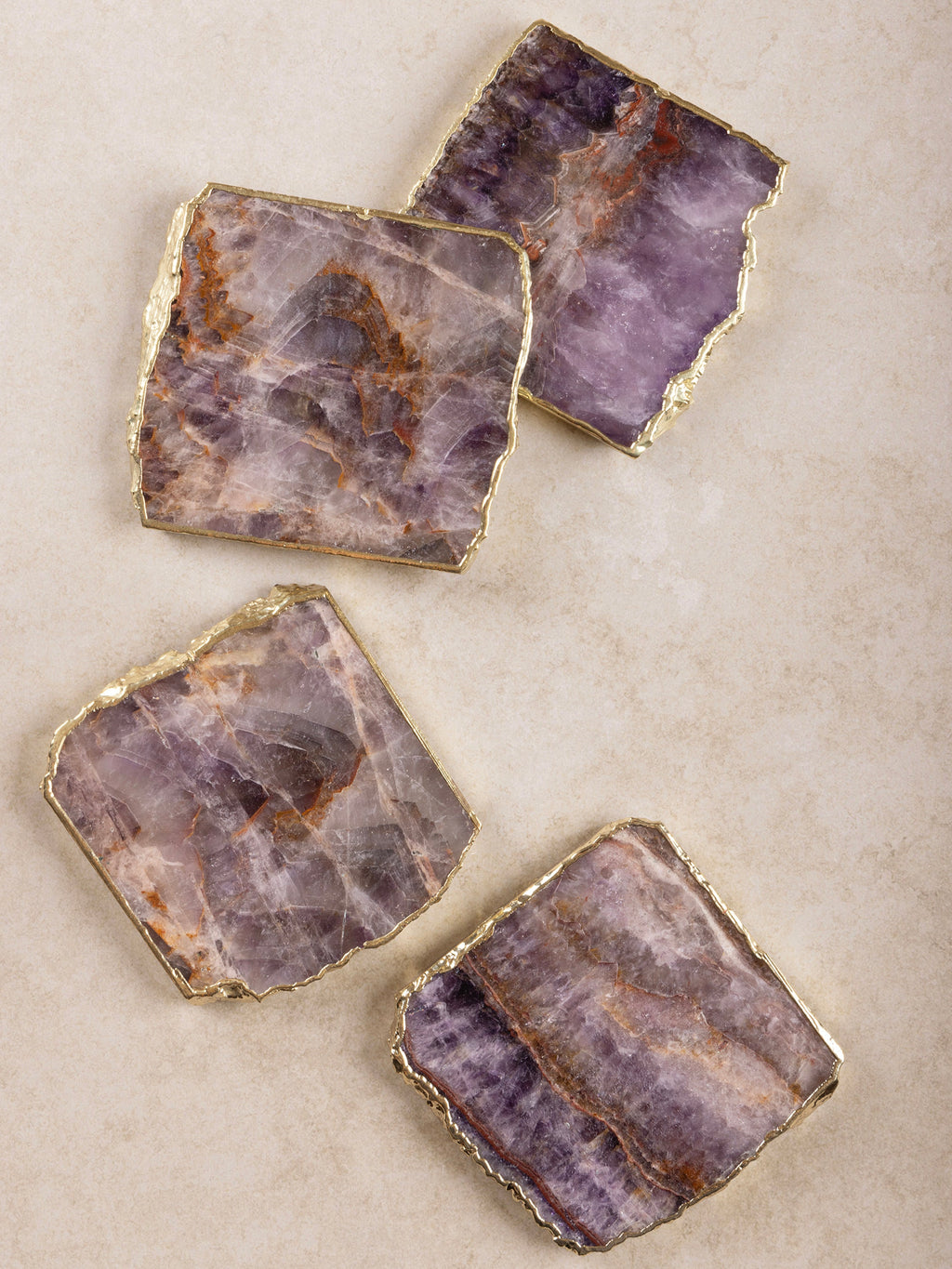 Dazzle Rose Quartz Coasters