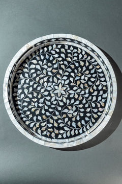 Jodhpur Mother of Pearl Round Tray