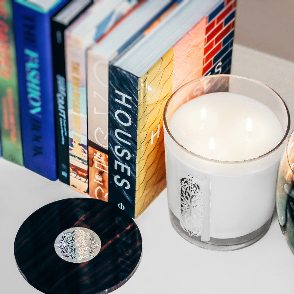 Involutus Glass Candle – Unique Decorative Candle with Rich Fragrance