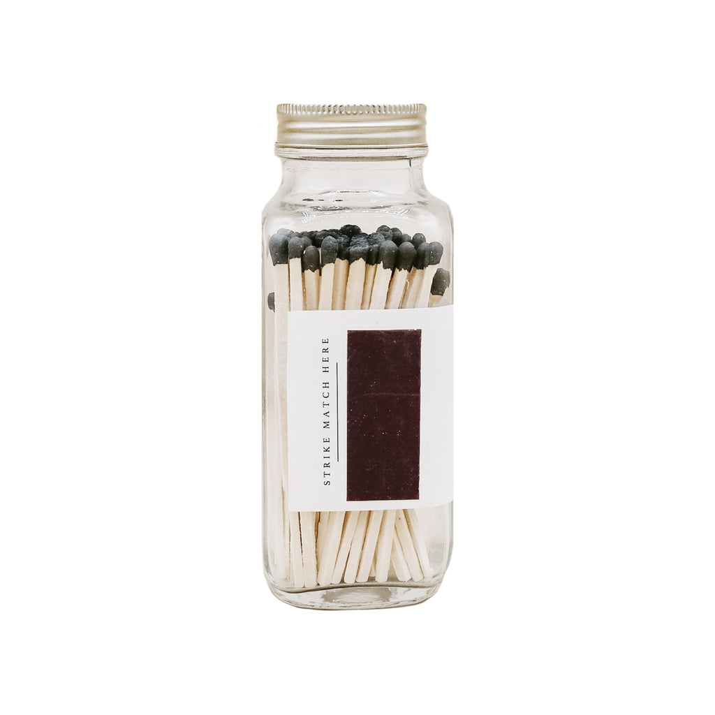 Black Tip Safety Matches - 60 Count, 3.75