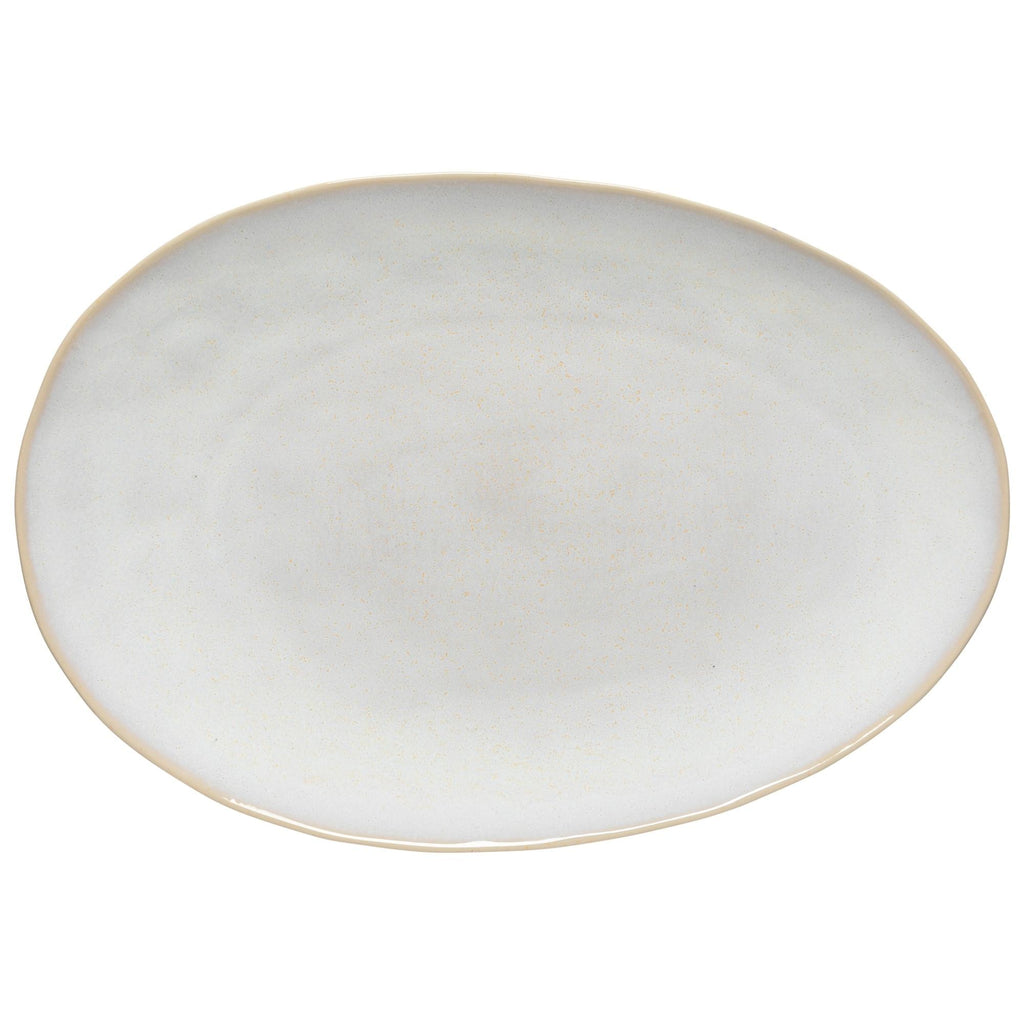 COSTA NOVA Brisa Oval Platter, Branca – Classic Ceramic Platter