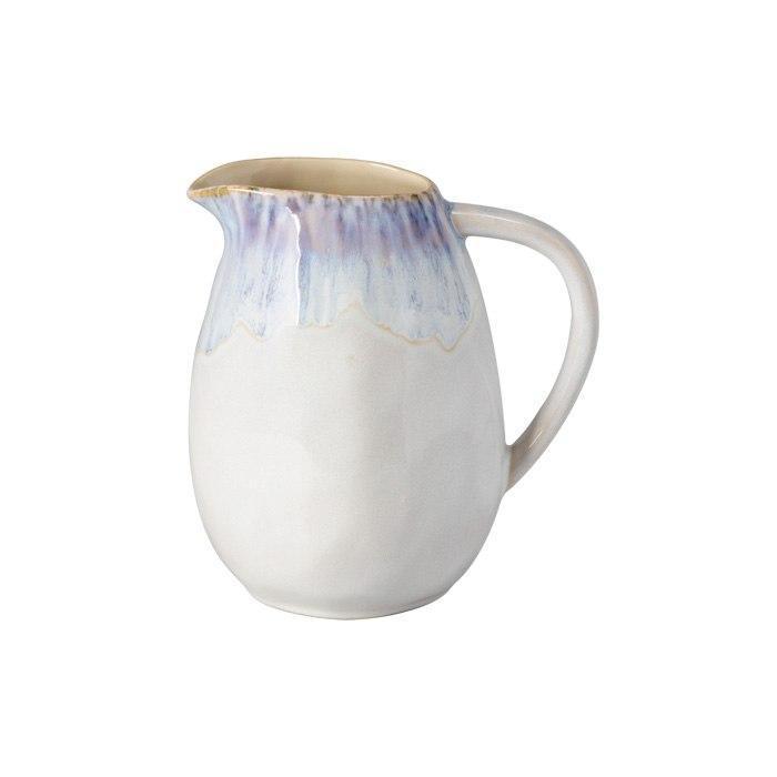 COSTA NOVA Brisa Pitcher 60 oz., Ria Blue – Large Ceramic Jug