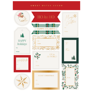 Holiday Classic Christmas Gift Tags – Set of 60
