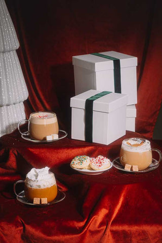 Classic Christmas Café Mixer Cube Trio