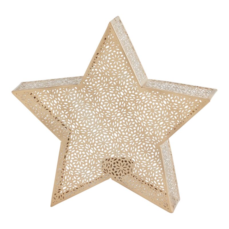 Glimmer Star Tea Light Holder – Metal Lantern (Large or Small)