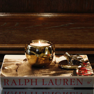 Gold Malus Apple Candle – Luxury Apple Fragrance Candle in Gold Finish