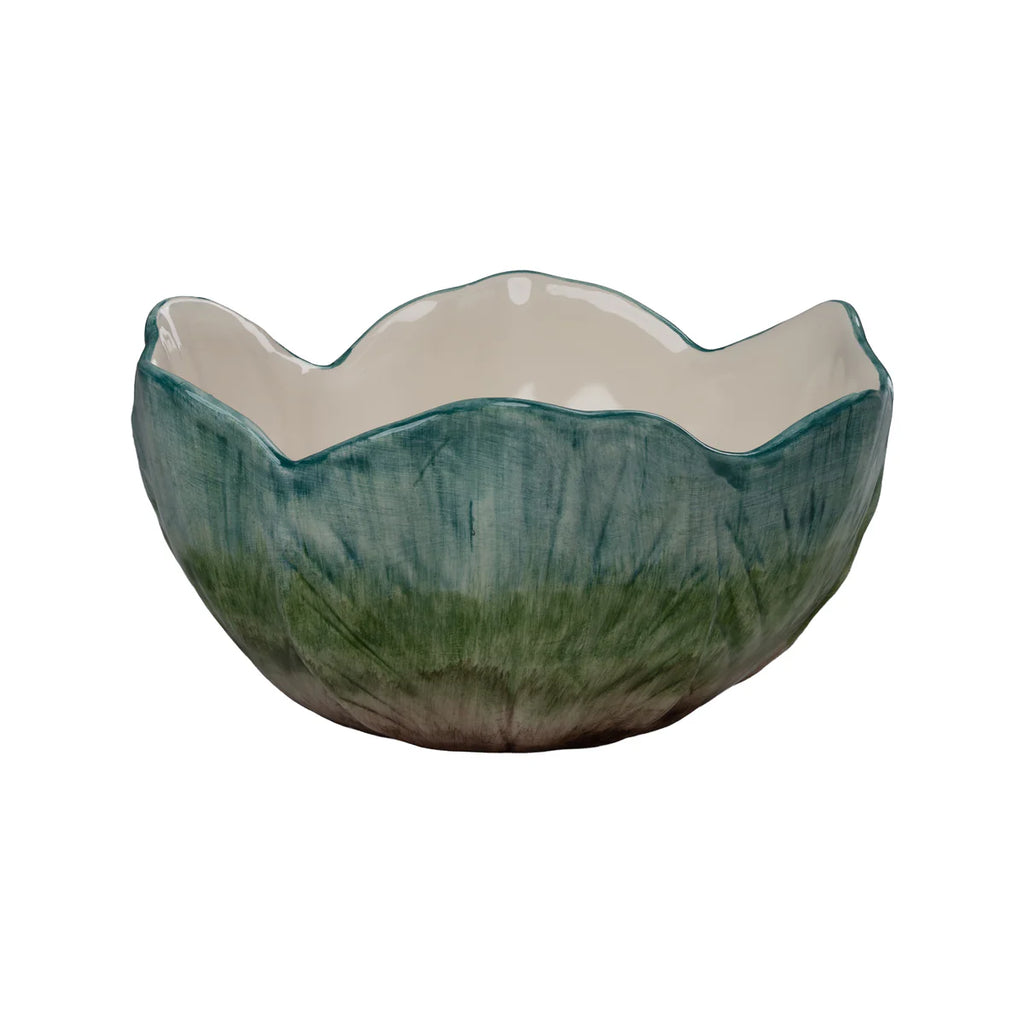 Elisabetta Flower Cereal Bowls Set of 2, Lilac | Hand-Painted Ceramic Bowls Made in Portugal