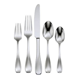 Oneida Brushed Satin Voss 45 Piece Flatware Set, 18/0 stainless steel