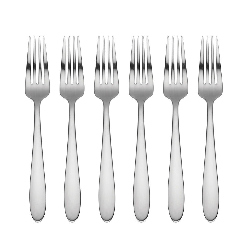 Oneida Vale Salad Forks, Set of 6, 18/0 stainless steel
