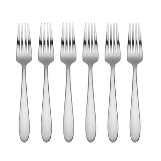 Oneida Vale Salad Forks, Set of 6, 18/0 stainless steel