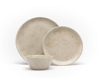 HAAND Hestia 3-Piece Dinner Setting – Handcrafted Porcelain Place Setting