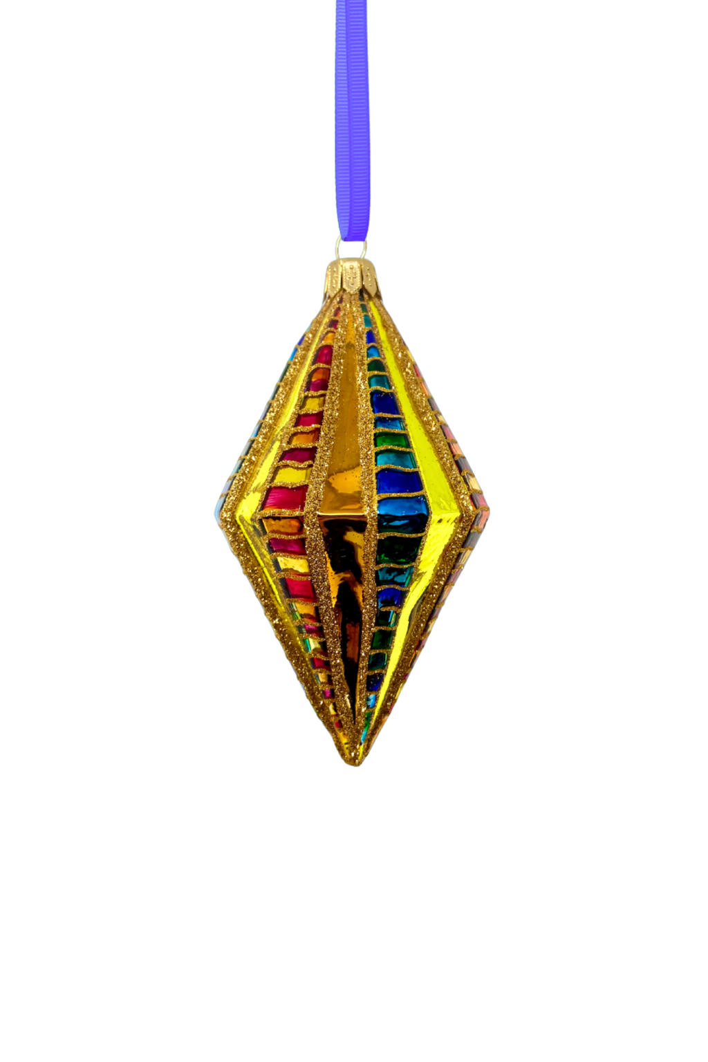 High Roller Diamond Glass Ornament – Las Vegas Collection