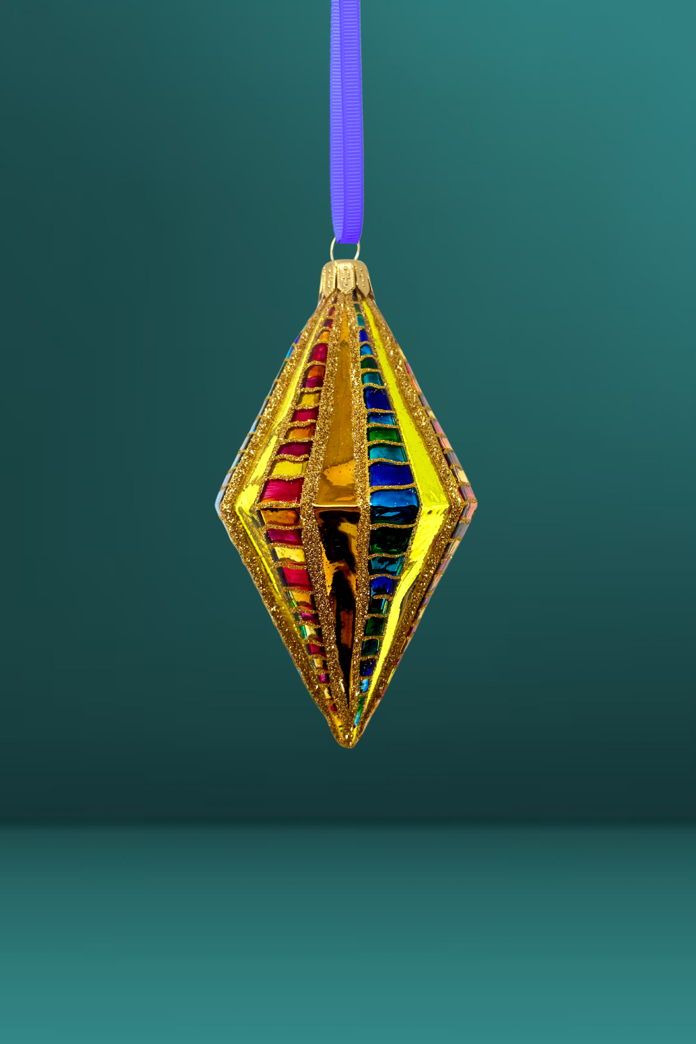 High Roller Diamond Glass Ornament – Las Vegas Collection