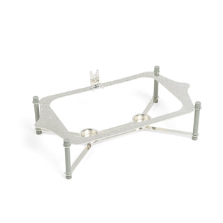 Jiwar Medium Twin Candle Pyrex Chafer – Mint Green & Silver, Elegant Food Warmer