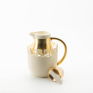 Mirral - Vacuum Flask / Thermos - Beige & Gold