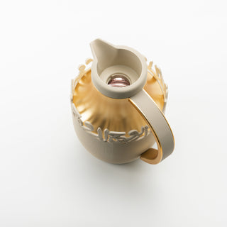 Mirral - Vacuum Flask / Thermos - Beige & Gold