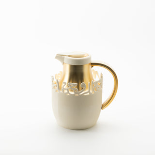 Mirral - Vacuum Flask / Thermos - Beige & Gold