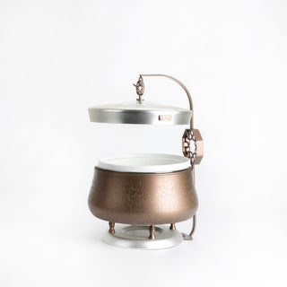 Nourhan -  4 Liters Chafer - Bronze & Silver