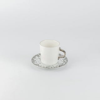 Nourhan - Cappuccino Set (12-Pc) - Silver