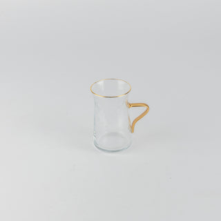 Nourhan -  Tea Set (19-Pc) - Beige & Gold