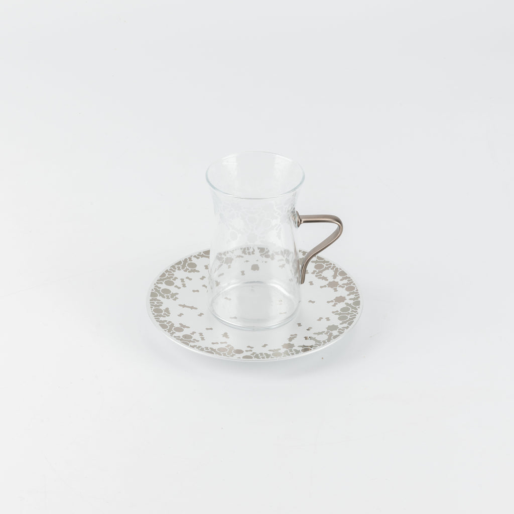 Nourhan -  Tea Set (19-Pc) - Silver