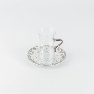 Nourhan -  Tea Set (19-Pc) - Silver