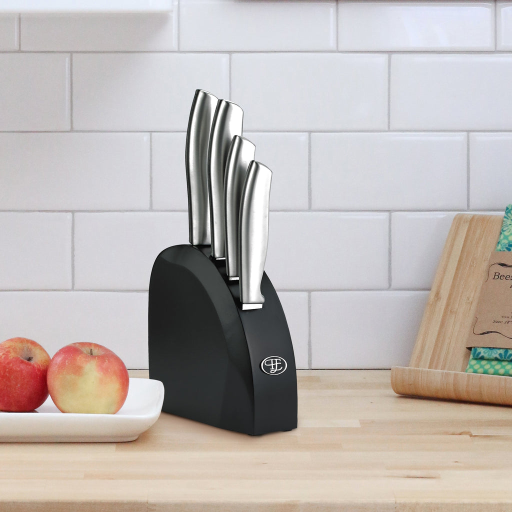 Hampton Forge Kobe 5-Piece Cutlery Block Set, stainless steel (view 5)