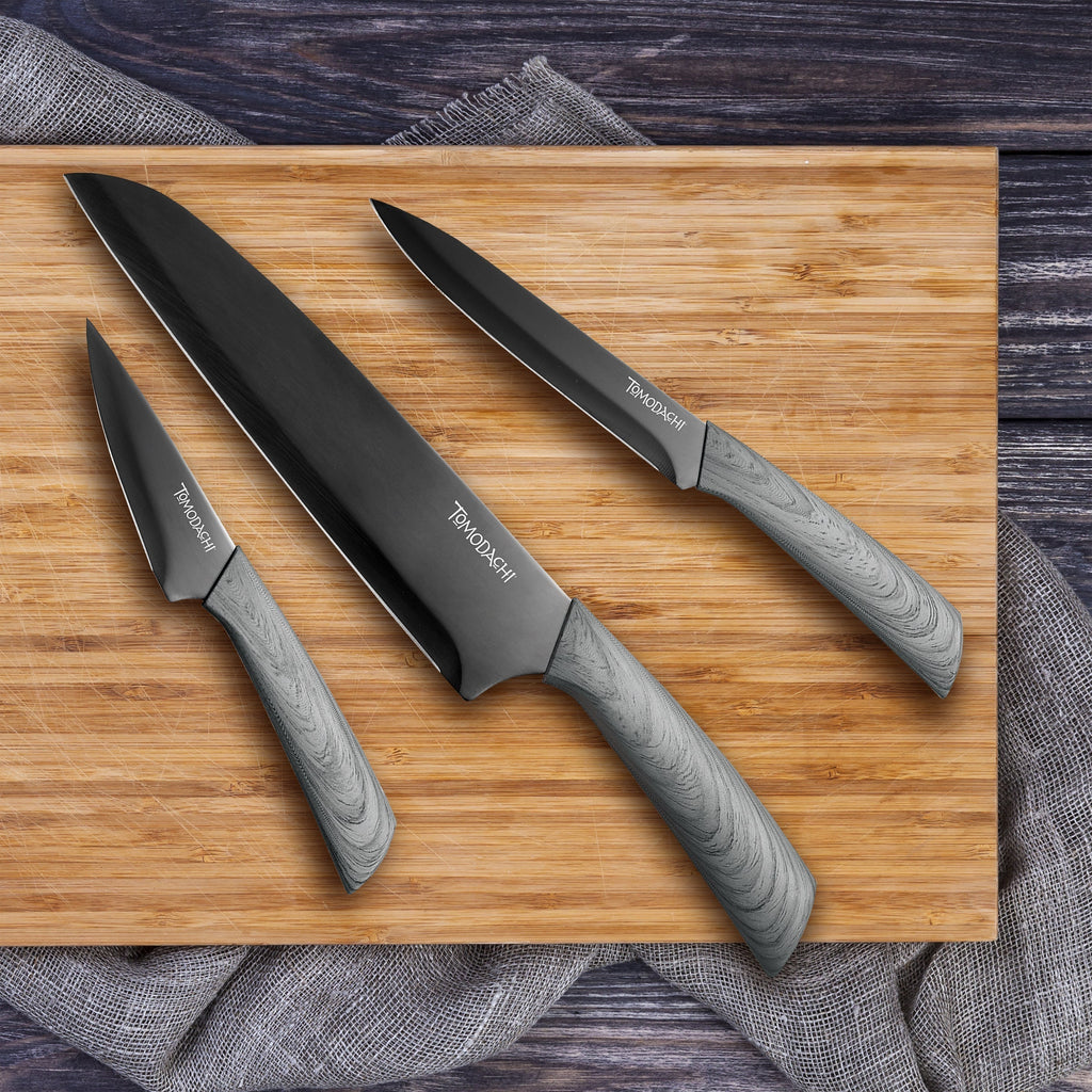 Hampton Forge Raintree Ash 3-Piece Cutlery Set, plastic/stainless-steel (view 5)