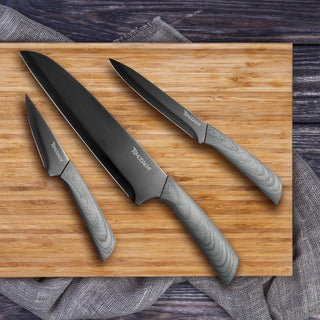Hampton Forge Raintree Ash 3-Piece Cutlery Set, plastic/stainless-steel (view 5)