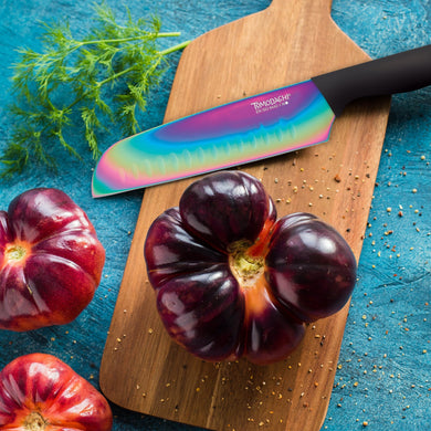 Hampton Forge Rainbow Black 12-Piece Cutlery Set, plastic/stainless-steel (view 2)