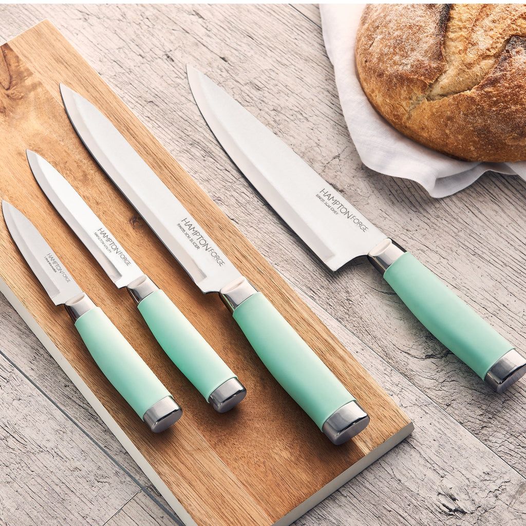 Hampton Forge Epicure Pistachio 17-Piece Cutlery Block Set, wood/acacia/stainless (view 2)