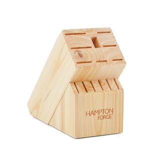 Hampton Forge Epicure True Aqua 15 Piece Cutlery Block Set, wood/acacia/stainless (view 5)