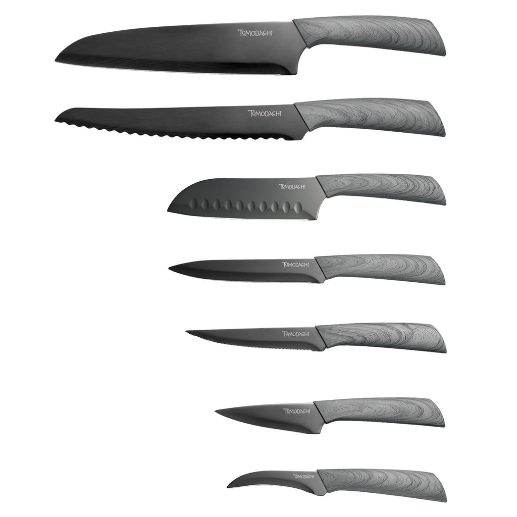 Hampton Forge Raintree Ash 13-Piece Cutlery Block Set, wood/acacia/stainless (view 2)